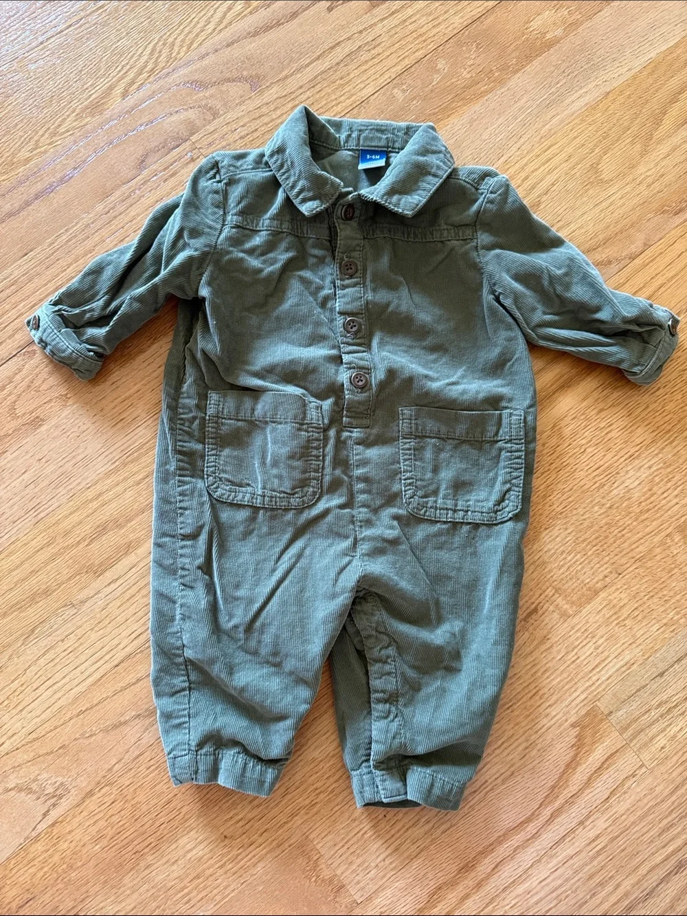 Old Navy Baby Boy Jumpsuit Olive Size 3-6